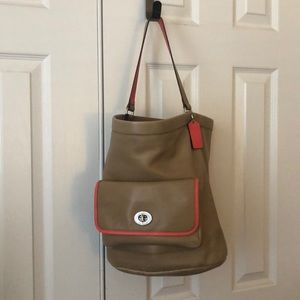 Nice Coach Archive bucket purse